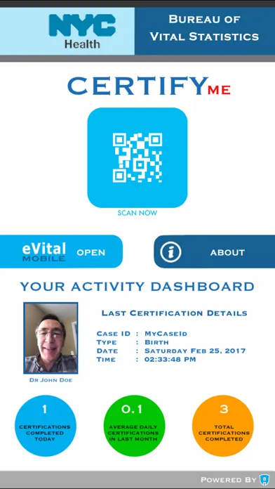 NYC eVital Certify Screenshots